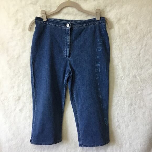 Iceberg Blue Capri Jeans - Picture 1 of 10